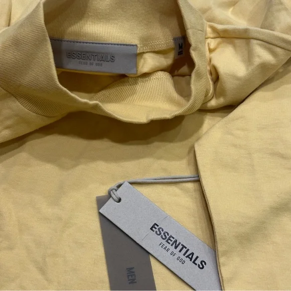 Essentials NWT Fear of God FOG Yellow Long Sleeve Tee M